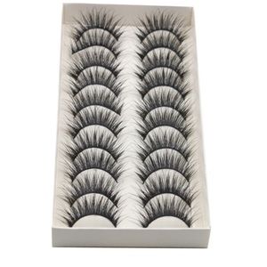 10 pairs of eyelashes